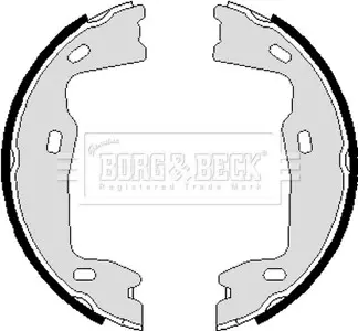 - Тормозные колодки для барабанов BORG & BECK BBS6238