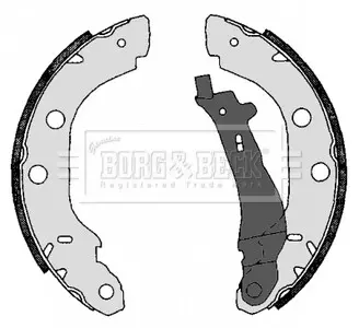 - Гальмівні колодки до барабанів BORG & BECK BBS6286
