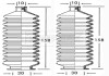- Пыльник рулевой рейки к-т BORG & BECK BSG3057 (фото 1)