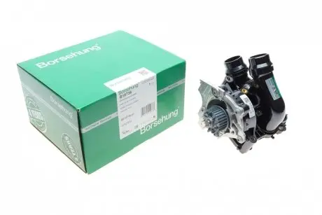 Помпа води Audi A3-A8/Skoda/Seat/VW 1.8-2.0FSI/TFSI 04- (з термостатом) Borsehung B18736