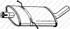 Глушитель, алюм. сталь, средн. часть MERCEDES A180 2.0 CDi 09/04- MPV BOSAL 175-429 (фото 1)