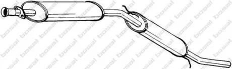 Фото 1 - деталі вихлопної системи BOSAL 281-643 Деталі вихлопної системи BOSAL 281-643 (фото 1)