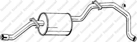 Детали выхлопной системы BOSAL 285-413