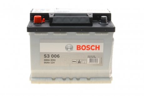 Аккумуляторная батарея 56Ah/480A (242x175x190/+L/B13) BOSCH 0092S30060