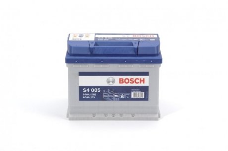 Аккумулятор 60Ah-12v (S4005) (242x175x190),R,EN540 BOSCH 0092S40050