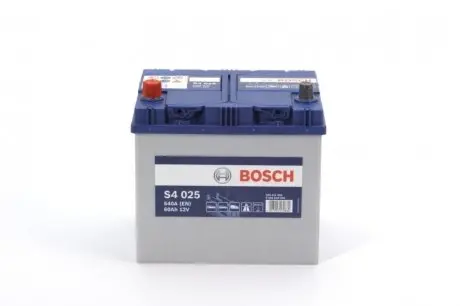 Акумуляторна батарея 60Ah/540A (232x173x225/+L/B00) S4 Азія BOSCH 0 092 S40 250