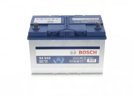 Аккумуляторная батарея 85Ah/800A (304x173x225/+R/B01) (Start-Stop EFB) Азия BOSCH 0 092 S4E 420