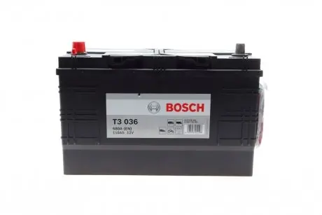 Аккумуляторная батарея 110Ah/680A (349x175x235/+L/B00) BOSCH 0 092 T30 361