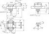 OPEL датчик тиску Combo, Zafira, 1,6CNG 05-, FIAT Doblo1,4 Natural Power 10- BOSCH 0261230249 (фото 6)