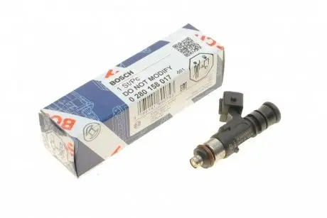 Форсунка ВАЗ-2110, 2123, 1118 V8 кл. ЕВРО-2,3 (выр-во) BOSCH 0 280 158 017