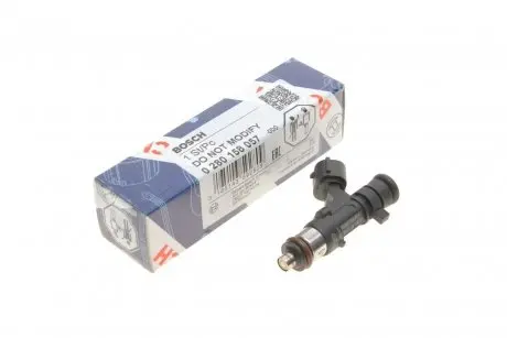 Паливний інжектор CITROEN BERLINGO, BERLINGO MULTISPACE, BERLINGO/MINIVAN, C2, C3 I, C3 PLURIEL, C4, C4 I, C4 II, XSARA PICASSO PEUGEOT 1007, 206, 207, 307, 308 I 1.6/1.6ALK/2.0 07.00- BOSCH 0 280 158 057