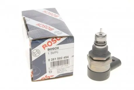 Редукційний клапан тиску палива CR MB VITO,A,C,E,S,Viano 2.0-2.2CDI BOSCH 0 281 002 494