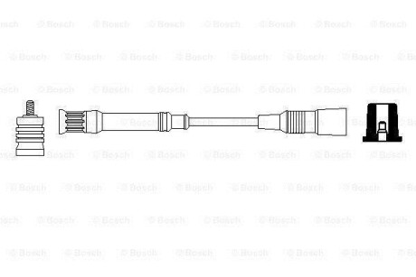 Автомобільний високовольтний провід. BOSCH 0 356 912 898