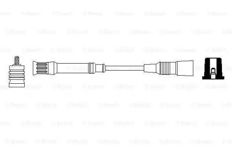 Автомобільний високовольтний провід. BOSCH 0 356 912 898