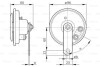 Сигнал автомобіля електричний BOSCH 0986320133 (фото 2)