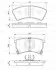 Тормозные колодки передние Mazda 323 Turbo 87- BOSCH 0 986 424 006 (фото 1)