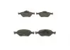 Колодка тормозов. диск. FORD FIESTA, FUSION, MAZDA 2 передн. (выр-во) BOSCH 0 986 424 558 (фото 1)