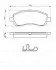 Гальмівні колодки передн. Subaru Impreza, Legacy -98 BOSCH 0986424770 (фото 1)