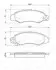 Гальмівні колодки дискові BOSCH 0986424804 (фото 1)