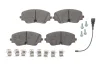 Колодки гальмівні (передні) Audi A3 20-/VW Golf VIII 19-/Tiguan/Arteon 20- (+датчик) BOSCH 0 986 460 162 (фото 1)