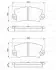 Гальмівні колодки дискові BOSCH 0986463490 (фото 8)
