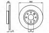 VOLVO гальмівний диск передній 440-460 -96 BOSCH 0986478386 (фото 1)