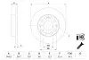 Диск тормозной AUDI A4 R BOSCH 0 986 478 986 (фото 5)