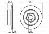 Гальмівний диск перед. (вентил.) LEXUS LS400 4,0 94-00 TOYOTA Century 5,0 BOSCH 0986479023 (фото 1)