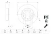 Диск тормозной SKODA YETI, VW GOLF VI задн. (выр-во) BOSCH 0 986 479 099 (фото 5)