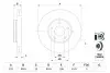Диск тормозной FORD/VOLVO FOCUS/CMAX/C30 передн. вент. (выр-во) BOSCH 0 986 479 173 (фото 5)