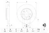 Диск тормозной Hyundai Accent/Kia Rio 11 – передн. (выр-во) BOSCH 0 986 479 367 (фото 5)