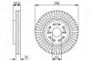 Тормозной диск BOSCH 0986479485 (фото 1)