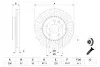 Диск тормозной OPEL/SAAB Insignia/9-5 &quot;F &quot;08&gt;&gt; BOSCH 0986479543 (фото 5)