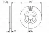 Тормозной диск BOSCH 0986479642 (фото 1)