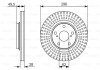 Тормозной диск BOSCH 0986479664 (фото 1)