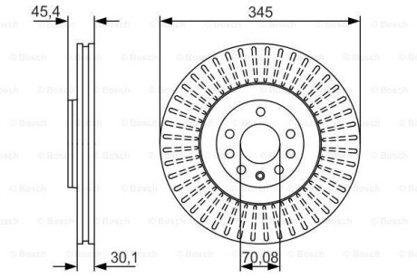 Тормозной диск BOSCH 0986479A24