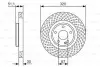 Диск тормозной BOSCH 0 986 479 A59 (фото 1)
