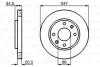 Диск тормозной (передний) Peugeot 206 1.4/1.6 98-12 (247.4x20.4) BOSCH 0 986 479 B32 (фото 6)