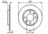 Диск гальмівний (задній) Citroen Saxo/Xsara/Peugeot 106/206/306 91- (247x8) BOSCH 0 986 479 B35 (фото 6)