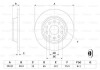 Диск тормозной (задний) Audi A3/Skoda Octavia/Superb/VW Golf/Passat 03- (282x12) BOSCH 0 986 479 B93 (фото 6)