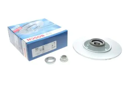 Диск гальмівний (задній) Renault Megane 08- (260x8) (+ABS) (з підшипником) BOSCH 0 986 479 C88