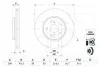 Тормозной диск BOSCH 0986479F49 (фото 1)