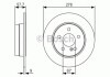 Тормозной диск BOSCH 0986479S96 (фото 1)