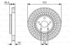 Диск тормозной BOSCH 0 986 479 T40 (фото 1)