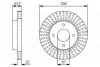 Тормозной диск BOSCH 0986479T42 (фото 1)