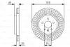 Тормозной диск BOSCH 0986479U65 (фото 1)