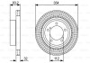 Диск гальмівний (передній) Toyota Sequoia/Tundra/Land Cruiser 07-- (354x32) BOSCH 0 986 479 V50 (фото 1)