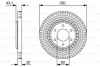 Диск тормозной BOSCH 0 986 479 V51 (фото 1)