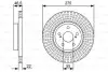 Диск гальмівний TOYOTA Corolla \&#039;\&#039;F \&#039;\&#039;1.8 \&#039;\&#039;99-09 BOSCH 0986479W13 (фото 1)