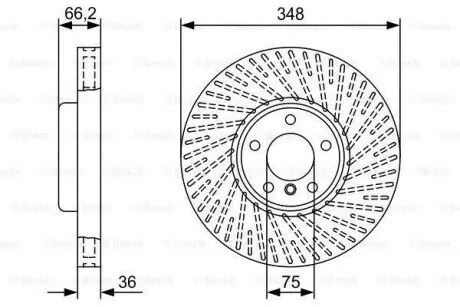Тормозной диск BOSCH 0986479W20